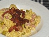 Easy Orrecchiette Pasta Carbonara with Ham