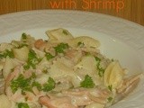 Easy Weeknight Pasta with Shrimp Alfredo