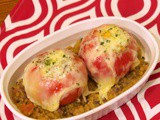 Easy Weeknight Red Lentil Stuffed Tomatoes #SecretRecipeClub