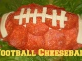 Football Shaped Crab Cheese Ball – Great Game Day Appetizer