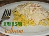 Low Fat Creamy Mustard Salmon