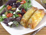 Olive and Avocado Egg Rolls – My New Holiday Tradition #MezzettaMemories