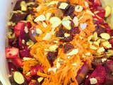 Roasted Parsnip & Beet Salad. Colorful & Fresh. #cic