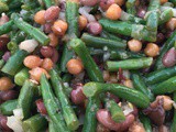 Three Bean Salad in a Tangy Mustard Dressing