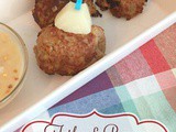 Turkey and Banana Meatball Bombs #cic