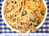 Turkey & Rice Casserole with Fresh Mushrooms, Onions & Cheese #cic