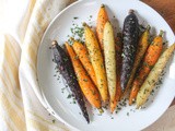 Paleo Roasted Rainbow Carrots