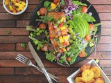 Salmon Taco Salad