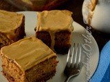 Moist Date Cake with Caramel Sauce