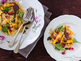 Quinoa, Butternut Squash, Pomegranate Salad with Pumpkin Seeds