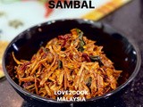 Crispy anchovies sambal [ sambal ikan bilis garing ]