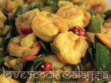 Delicious Turmeric Prawn Fry / Udang Goreng Berkunyit...♥