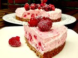 Raspberry & White Chocolate Cheesecake