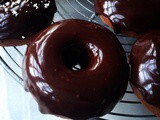 Chocolate Glazed Chocolate Doughnuts