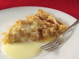 Crumble Topped Apple and Apricot Pie