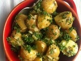 Herby potato salad