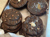 Homemade chocolate cookie selection box