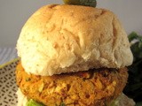 Jamaican Jerk Spiced Sweet Potato Burgers