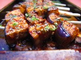 Jerk Aubergine Skewers