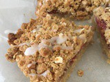 Lemon and Raspberry Crumble Bars