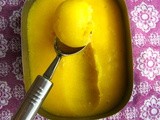 Mango and Lime Sorbet