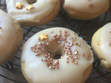 Maple glazed spiced doughnuts