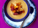 Punchy parsnip soup