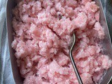 Rhubarb Granita