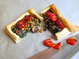 Spinach, Mushroom and Tomato Tarts