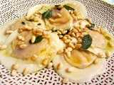 Squash Ravioli with Sage Oil and Pine Nuts