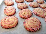 Strawberries and Cream Pinwheel Biscuits