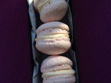 Strawberries & cream macarons – egg-free and nut-free