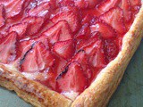 Strawberry and Rose tart