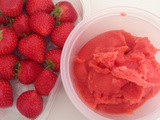 Strawberry sorbet