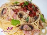 Cheesy Spaghetti Carbonara For World Pasta Day