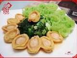 Chinese New Year Abalone Recipe + Vegetable Flower Tips