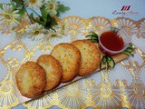 Crispy Thai Prawn Cakes with Sweet Chilli Sauce ( 香脆泰式虾饼 )