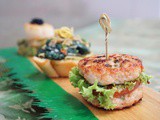 Healthy Mini Chicken Burgers, Perfect Party Appetizers