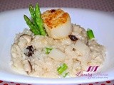 Pan-Seared Hokkaido Scallop Risotto With Truffle Oil