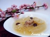 Paradise Pear Soup With Snow Fungus (乐天银耳雪梨汤)