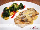 Pork Piccata with Ruggeri 36-mth Parmigiano Reggiano Cheese