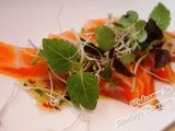 Salmon Sashimi With Japanese Shiso Sauce