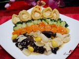 Stir-Fried Baby Abalones with Assorted Vegetables ( 花開富貴鲍鱼仔 )