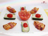 Stuffed Mini Pepper Snacks with Philadelphia Cheese and Tuna