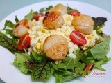 Succulent Pan-Seared Hokkaido Scallops Salad Recipe