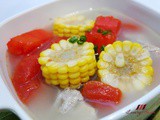 Tasty Papaya Pork Rib Soup in Thermos Shuttle Chef ( 木瓜排骨湯 )