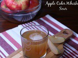 Apple Cider Whiskey Sour