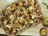 Apple, Gouda and Bacon Pizza