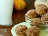 Baked Pumpkin Donut Holes