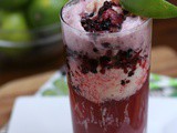 Blackberry Limeade Floats